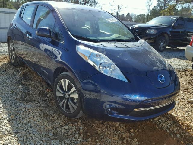 1N4BZ0CP3GC302694 - 2016 NISSAN LEAF SV BLUE photo 1