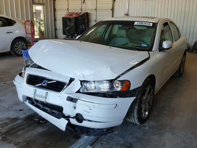 YV1RS592X92726480 - 2009 VOLVO S60 2.5T WHITE photo 2