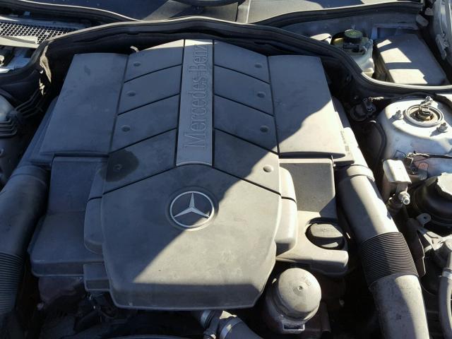 WDBSK75F84F065625 - 2004 MERCEDES-BENZ SL 500 SILVER photo 7