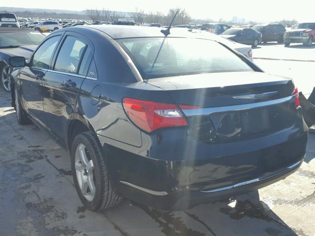 1C3CCBABXCN114261 - 2012 CHRYSLER 200 LX BLACK photo 3