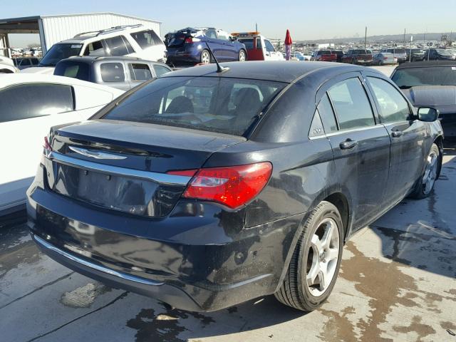 1C3CCBABXCN114261 - 2012 CHRYSLER 200 LX BLACK photo 4