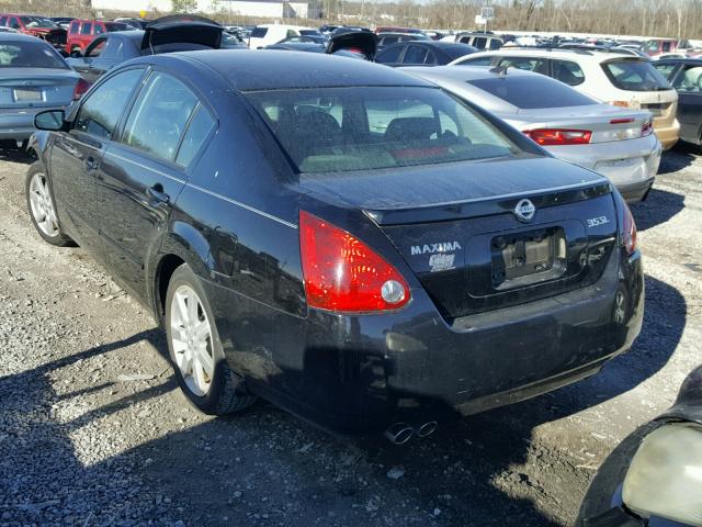 1N4BA41E36C864030 - 2006 NISSAN MAXIMA SE BLACK photo 3