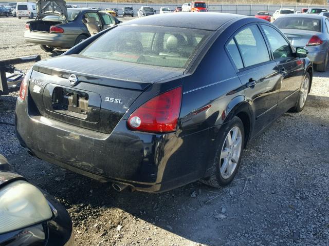 1N4BA41E36C864030 - 2006 NISSAN MAXIMA SE BLACK photo 4