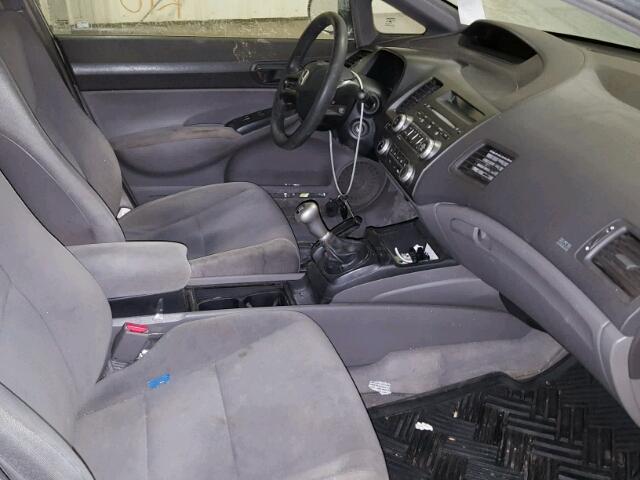 1HGFA15346L802219 - 2006 HONDA CIVIC DX SILVER photo 5