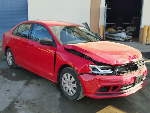 3VW2K7AJ4FM299725 - 2015 VOLKSWAGEN JETTA BASE RED photo 1