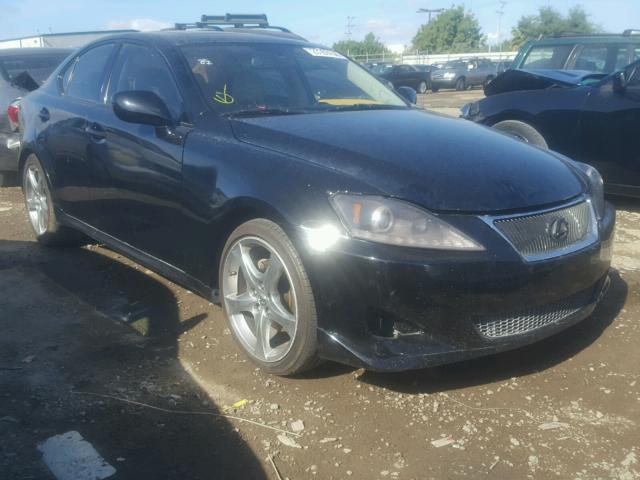 JTHBK262772023585 - 2007 LEXUS IS 250 BLACK photo 1