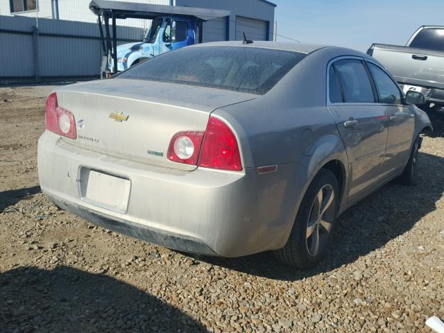 1G1ZC5EU1BF193551 - 2011 CHEVROLET MALIBU 1LT GOLD photo 4