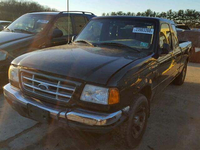 1FTYR14VX3TA06492 - 2003 FORD RANGER SUP BLACK photo 2