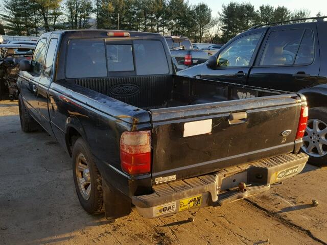 1FTYR14VX3TA06492 - 2003 FORD RANGER SUP BLACK photo 3