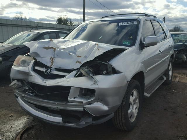 2HNYD18246H537830 - 2006 ACURA MDX SILVER photo 2