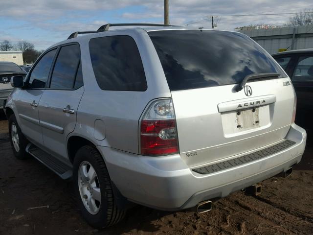 2HNYD18246H537830 - 2006 ACURA MDX SILVER photo 3