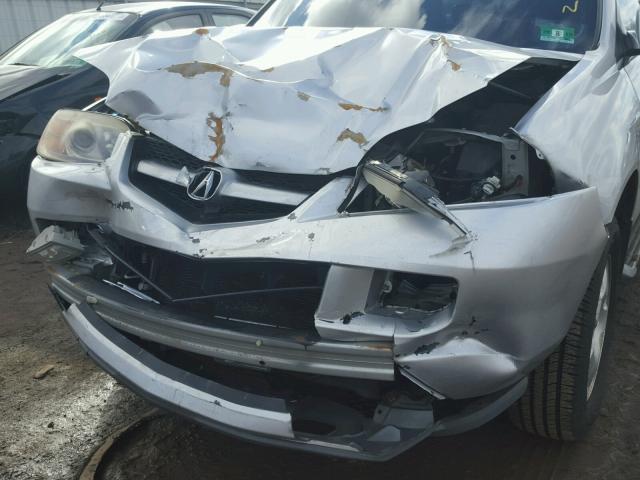 2HNYD18246H537830 - 2006 ACURA MDX SILVER photo 9