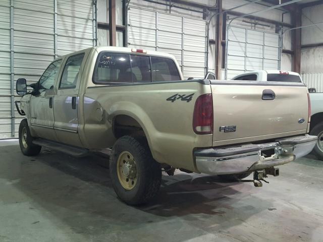 3FTNW21F6YMA28106 - 2000 FORD F250 SUPER TAN photo 3