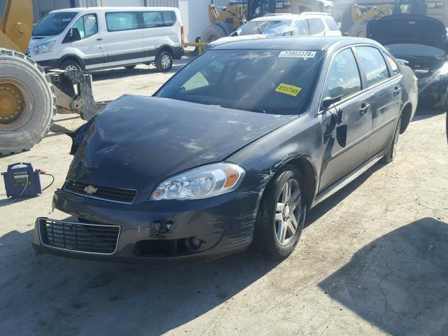 2G1WG5EK6B1117322 - 2011 CHEVROLET IMPALA LT GRAY photo 2