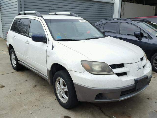 JA4LZ31G13U112748 - 2003 MITSUBISHI OUTLANDER WHITE photo 1