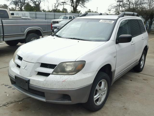 JA4LZ31G13U112748 - 2003 MITSUBISHI OUTLANDER WHITE photo 2