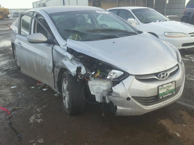 5NPDH4AE5DH416064 - 2013 HYUNDAI ELANTRA GL SILVER photo 1