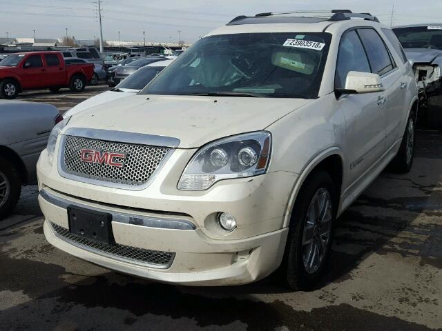 1GKKVTED5BJ277705 - 2011 GMC ACADIA DEN WHITE photo 2