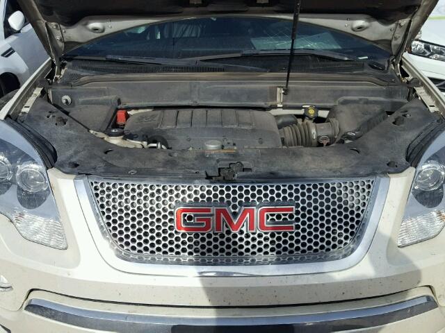 1GKKVTED5BJ277705 - 2011 GMC ACADIA DEN WHITE photo 7