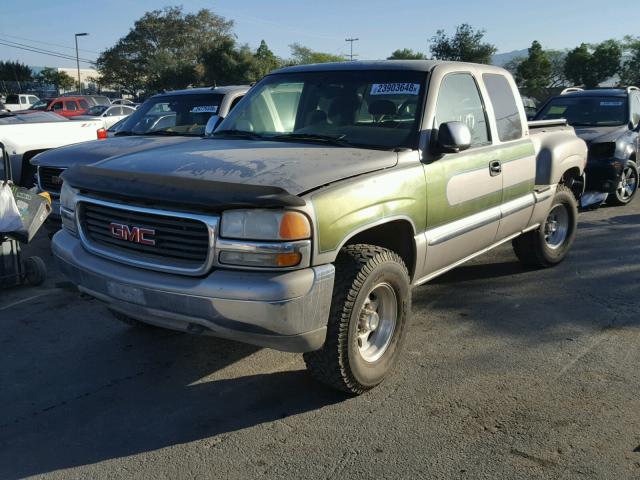 2GTEK19T7Y1185327 - 2000 GMC NEW SIERRA GRAY photo 2