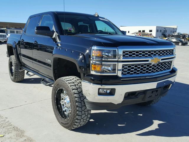 3GCUKREC8FG204245 - 2015 CHEVROLET SILVERADO BLACK photo 1