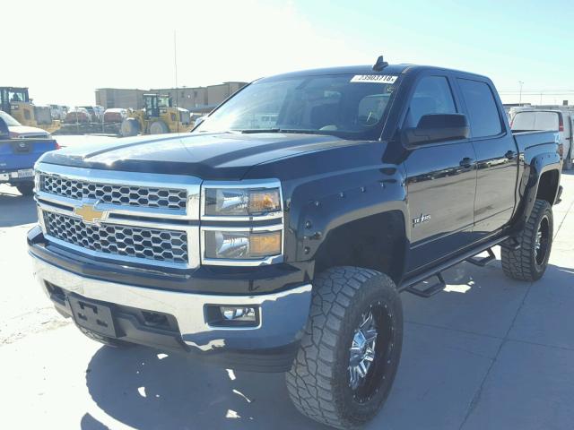 3GCUKREC8FG204245 - 2015 CHEVROLET SILVERADO BLACK photo 2