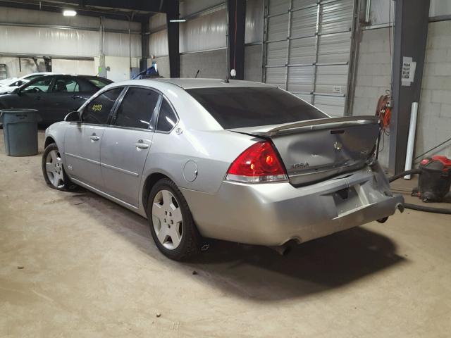 2G1WD58C689151929 - 2008 CHEVROLET IMPALA SUP SILVER photo 3