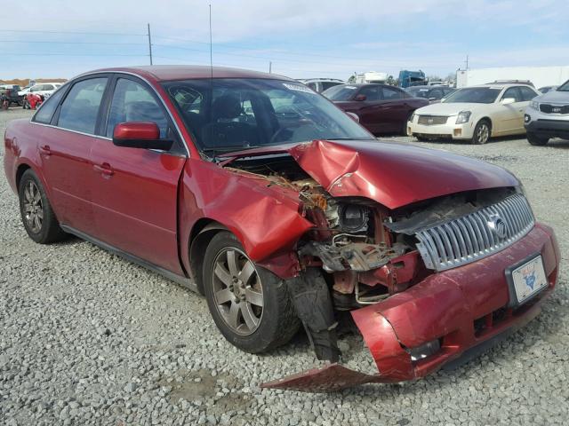 1MEFM40166G602821 - 2006 MERCURY MONTEGO LU BURGUNDY photo 1