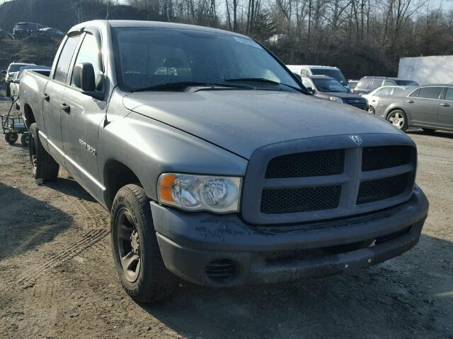 1D7HA18K45J549476 - 2005 DODGE RAM 1500 S GRAY photo 1