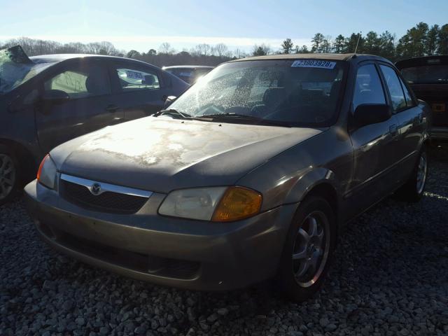 JM1BJ2241Y0257083 - 2000 MAZDA PROTEGE DX TAN photo 2