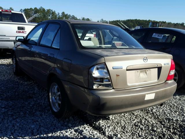 JM1BJ2241Y0257083 - 2000 MAZDA PROTEGE DX TAN photo 3