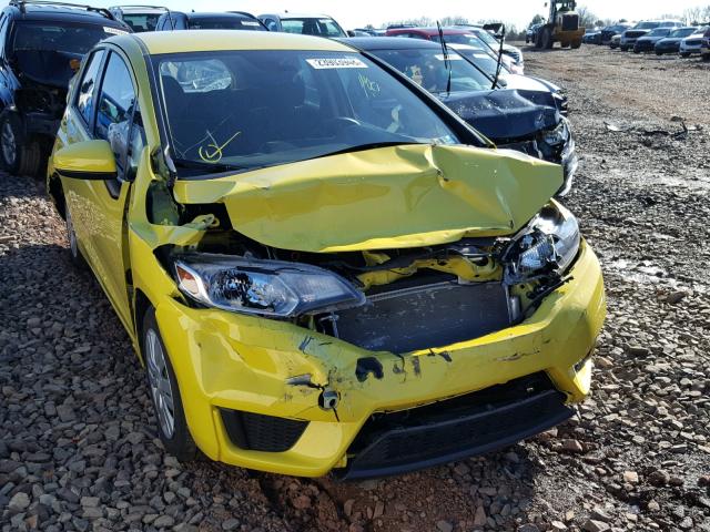 JHMGK5H51GX032008 - 2016 HONDA FIT LX YELLOW photo 1