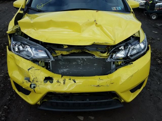 JHMGK5H51GX032008 - 2016 HONDA FIT LX YELLOW photo 7