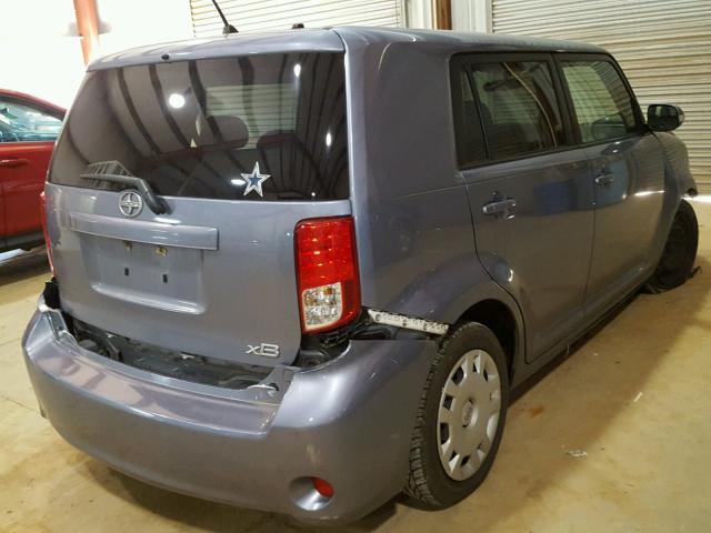 JTLZE4FE3CJ025271 - 2012 TOYOTA SCION XB BLUE photo 4