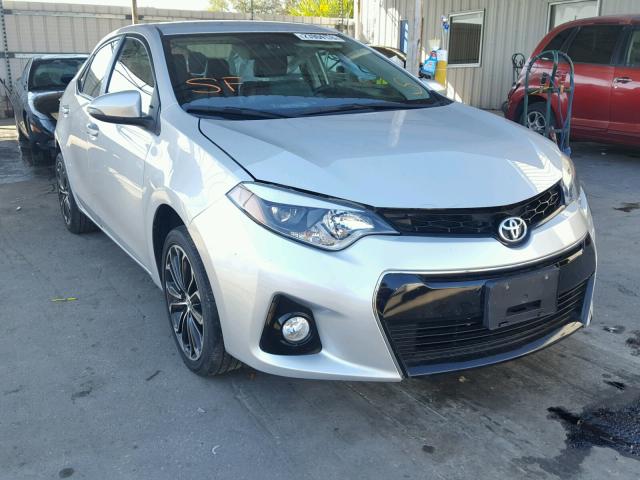 2T1BURHE3EC201826 - 2014 TOYOTA COROLLA L SILVER photo 1