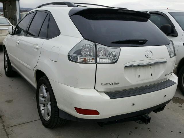 JTJGK31U370009357 - 2007 LEXUS RX 350 WHITE photo 3