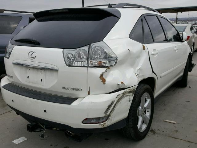 JTJGK31U370009357 - 2007 LEXUS RX 350 WHITE photo 4