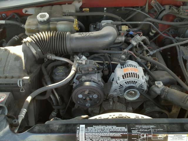 1J4GL48K85W712046 - 2005 JEEP LIBERTY SP RED photo 7