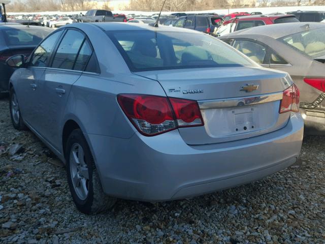 1G1PC5SB1E7397341 - 2014 CHEVROLET CRUZE LT SILVER photo 3