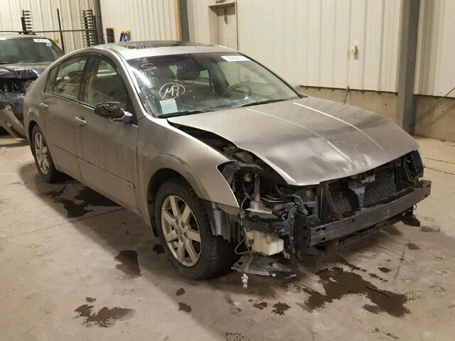 1N4BA41E84C834888 - 2004 NISSAN MAXIMA SE BEIGE photo 1