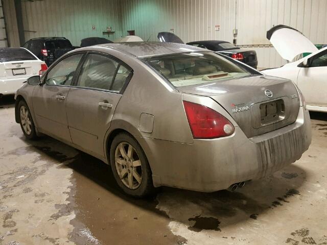 1N4BA41E84C834888 - 2004 NISSAN MAXIMA SE BEIGE photo 3