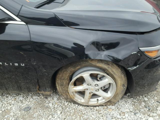 1G1ZB5ST3HF255152 - 2017 CHEVROLET MALIBU LS BLACK photo 9