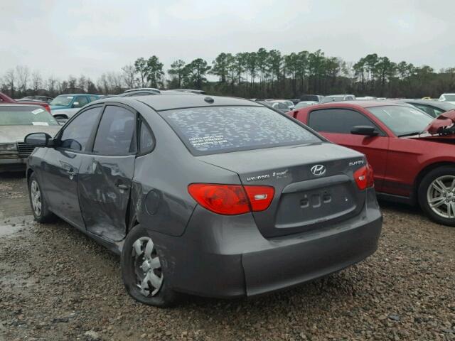 KMHDU46D79U628677 - 2009 HYUNDAI ELANTRA GL GRAY photo 3