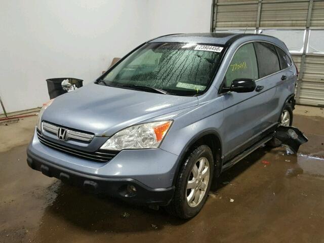 JHLRE48547C000532 - 2007 HONDA CR-V EX BLUE photo 2