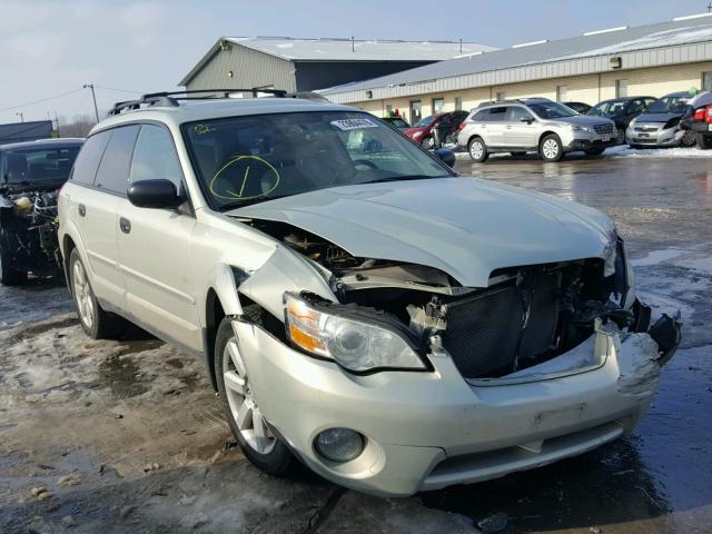 4S4BP61C567315081 - 2006 SUBARU LEGACY OUT BEIGE photo 1