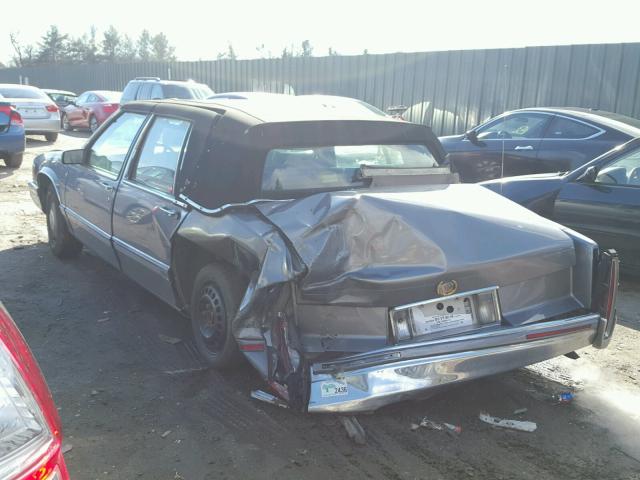 1G6CD53BXN4337614 - 1992 CADILLAC DEVILLE GRAY photo 3