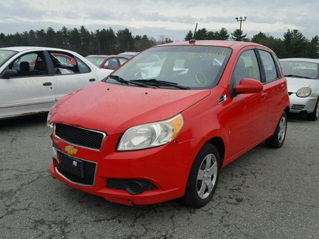 KL1TD66E29B336037 - 2009 CHEVROLET AVEO LS 红色 照片 2