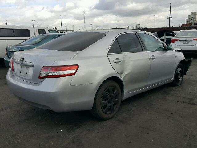 4T1BF3EK7AU088876 - 2010 TOYOTA CAMRY BASE SILVER photo 4