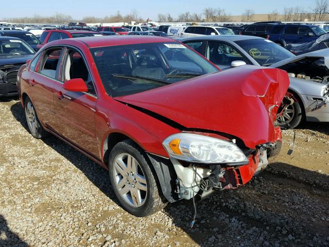 2G1WC583889211812 - 2008 CHEVROLET IMPALA LT RED photo 1