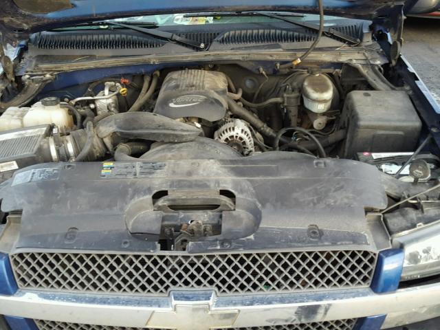 2GCEK19T131334615 - 2003 CHEVROLET SILVERADO BLUE photo 7